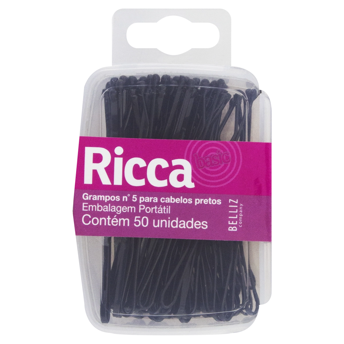 Grampo de Cabelo Ricca 50 Unidades