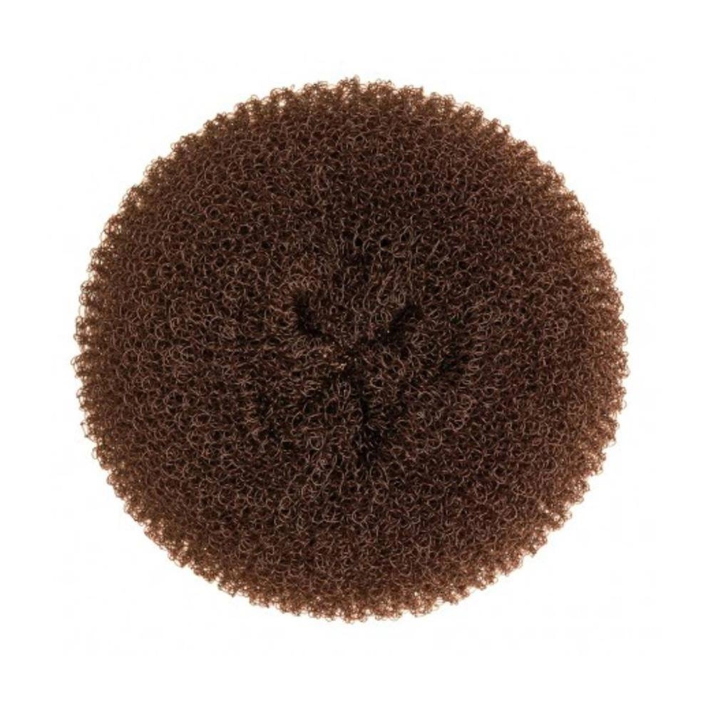 Hair Donut Ricca Marrom Penteado