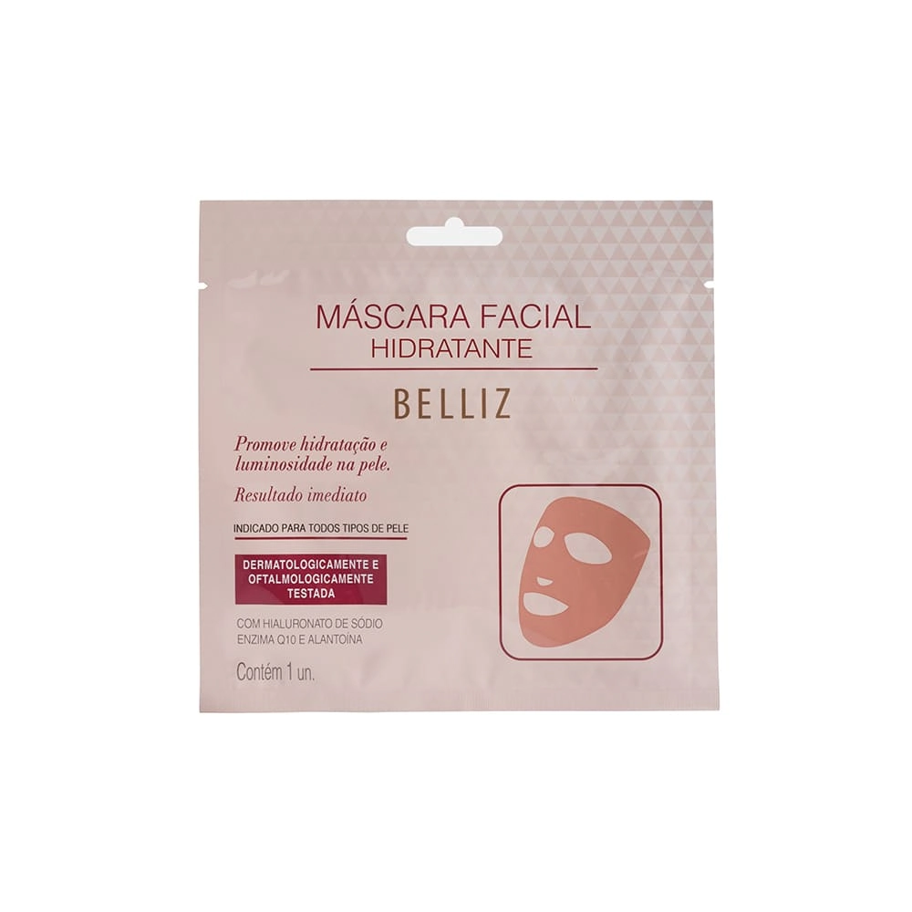 Máscara Facial Hidratante Belliz