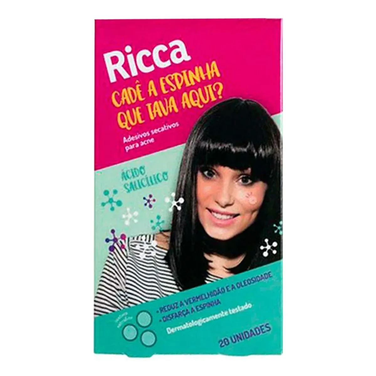 Adesivo Secativo Para Acne Ricca Caixa 20 Unidades
