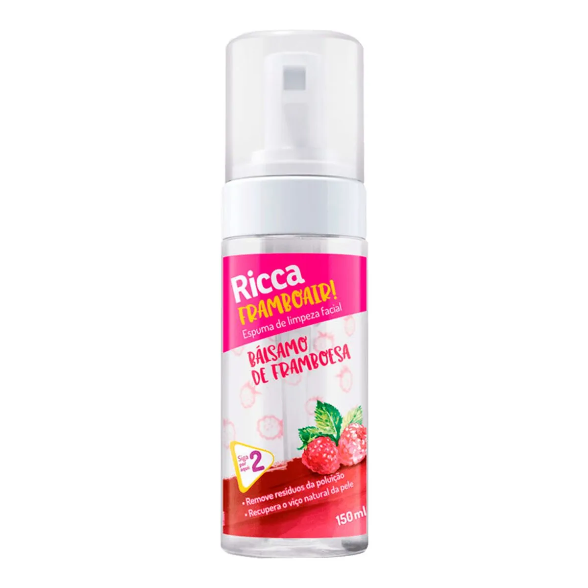 Espuma De Limpeza Facial Ricca 150ml