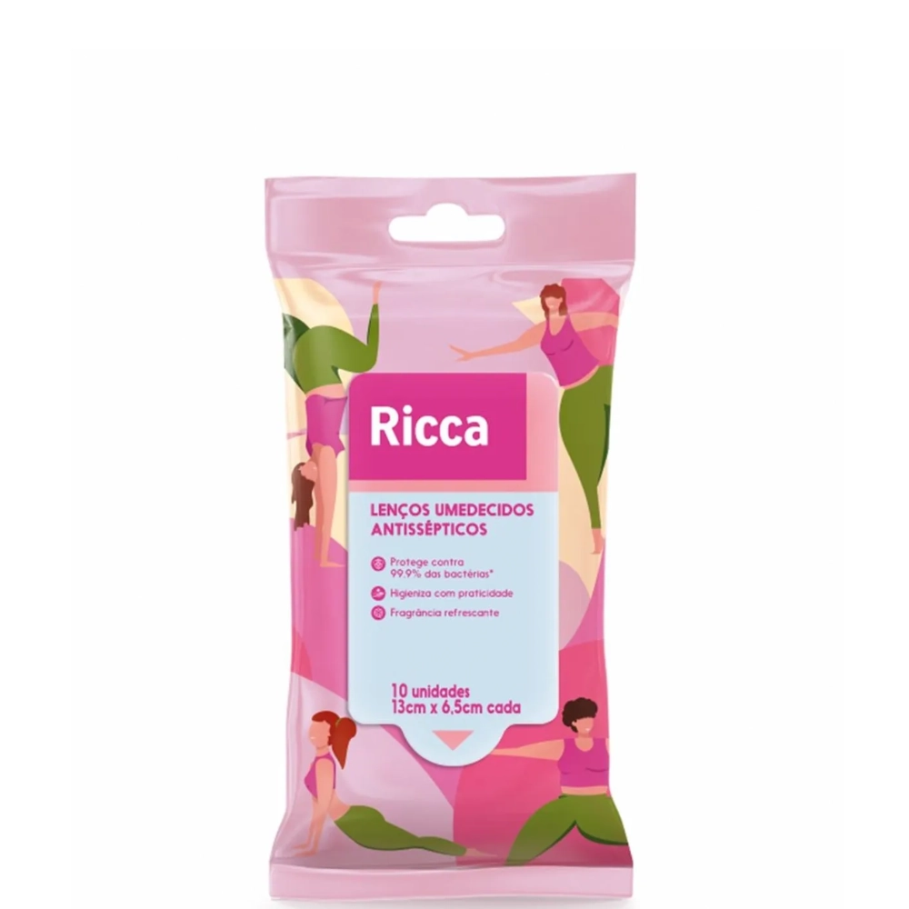 Lencos Antissepticos Ricca Rosa 1un
