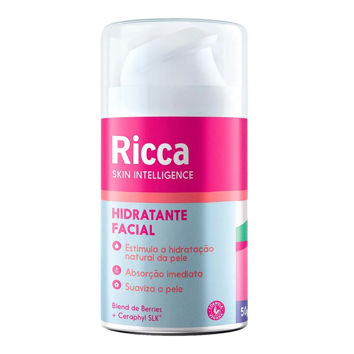 Hidratante Facial Ricca Skin Intelligence Frasco 50g Spray