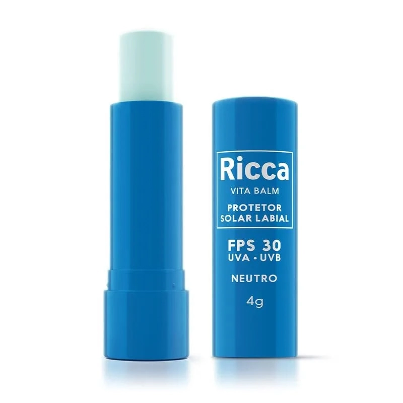 Hidratante Labial Ricca Neutro Fps30 4g