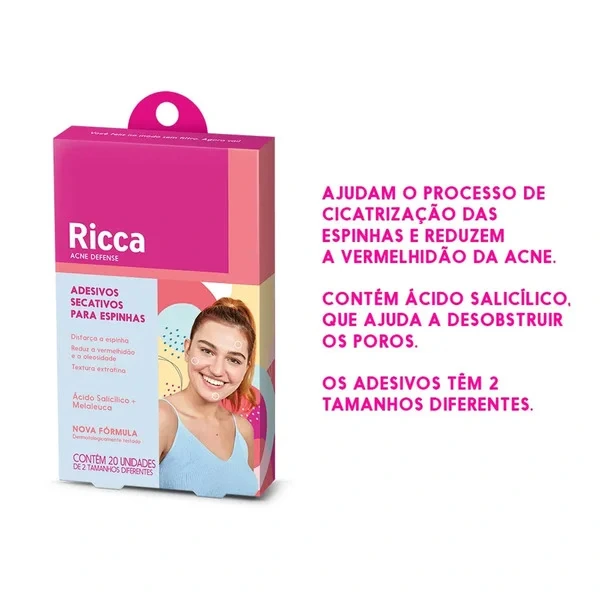 Adesivo Ricca Gel Acnes E Espinhas 3824