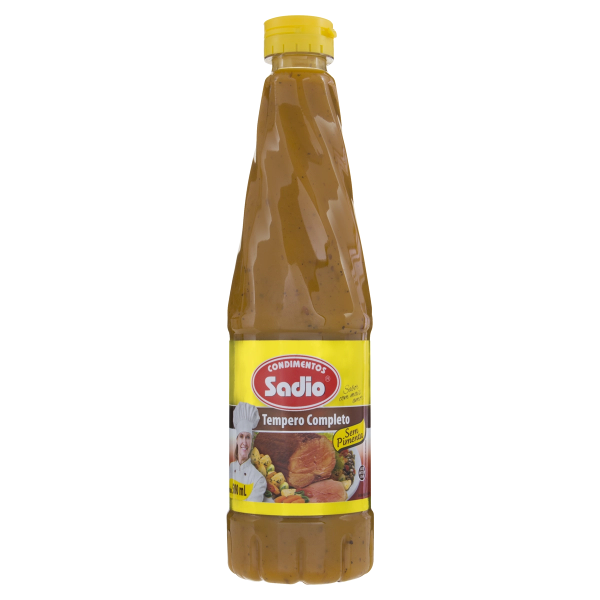 Tempero Completo Sem Pimenta Condimentos Sadio Frasco 500ml