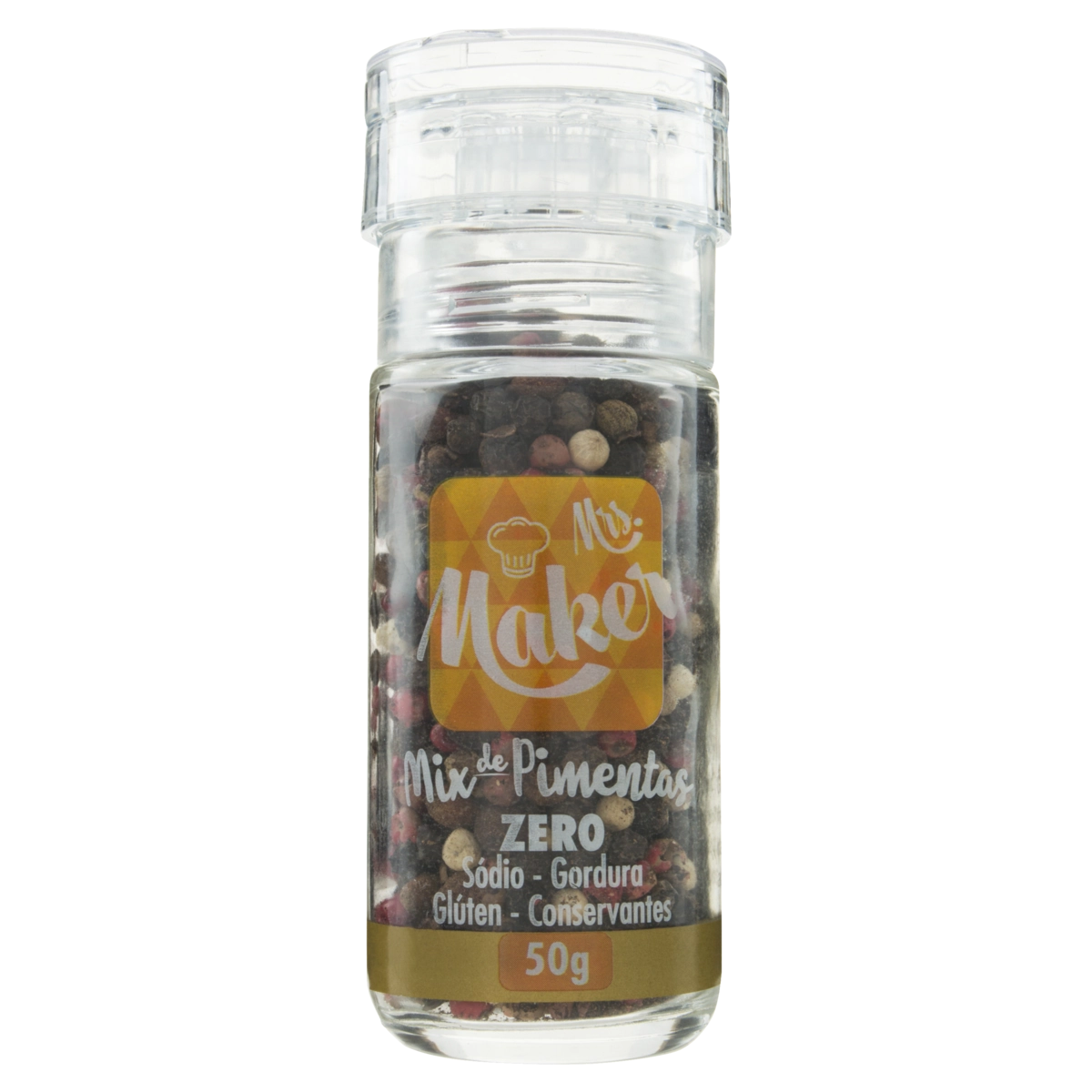 Mix De Pimenta Com Moedor Mrs. Maker Pote 50g