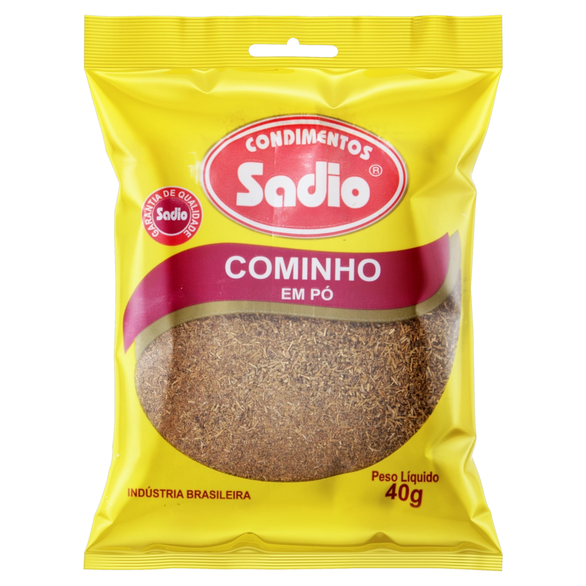 Cominho Em Pó Condimentos Sadio Pacote 40g