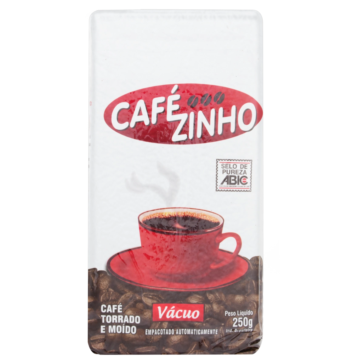 Café Torrado E Moído A Vácuo Tradicional Cafézinho Pacote 250g