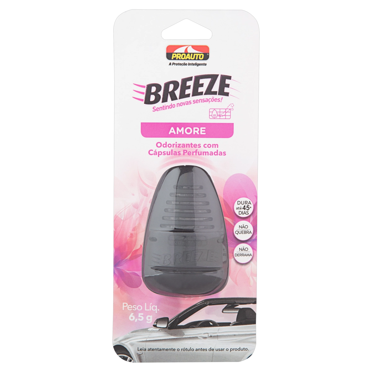 Odorizador Automotivo Amore Proauto Breeze Blister 6,5g