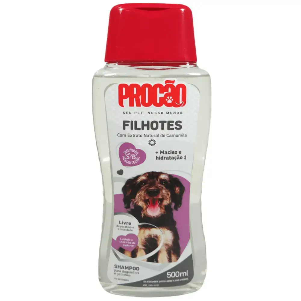 Shampoo para Cães Filhotes PROCÃO 500ml