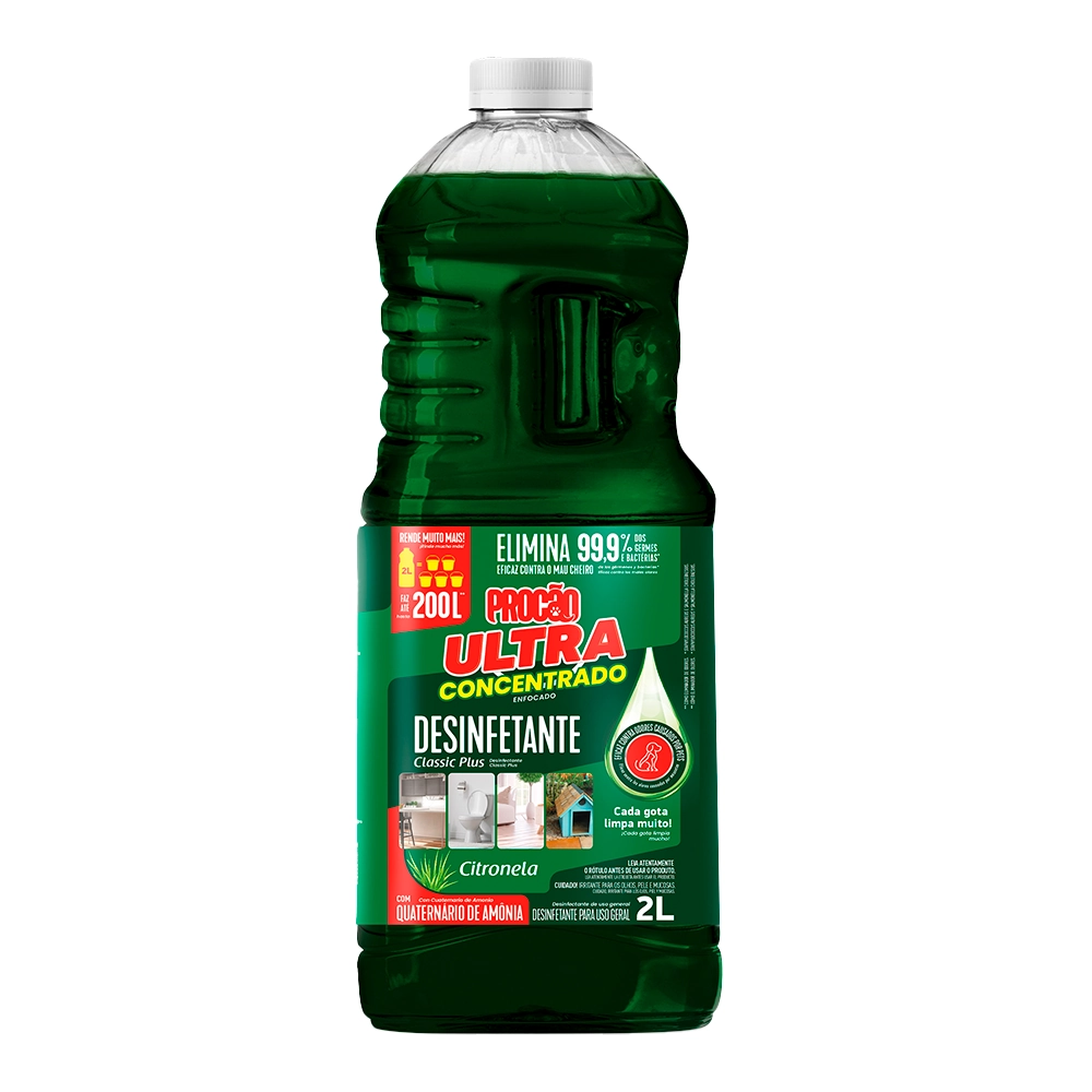 Desinfetante Concentrado Classic Plus 2l Procão