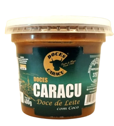 Doce De Leite Pasta Com Coco Caracu 400g