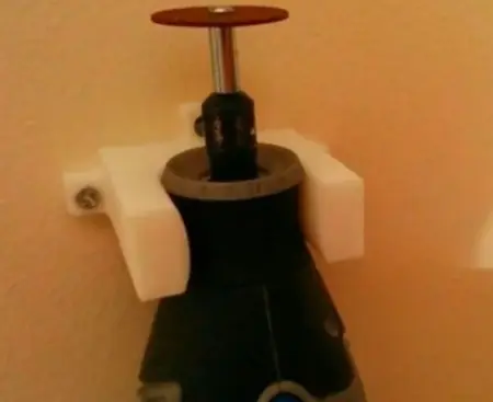 Suporte De Parede Compatível Com Dremel 4000 Preto