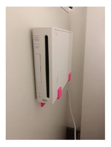 Suporte De Parede Para Nintendo Wii Primeira Geração Preta