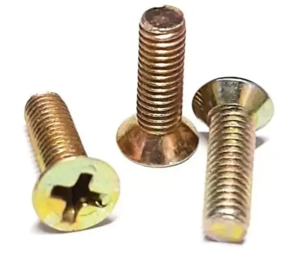 50 Pç Parafuso Máquina Cabeça Chata Phillips M4 4mm X 12mm