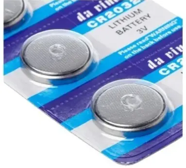 Pilha Bateria Lithium Moeda Cr2032 3v Cartela - 10 Unidades