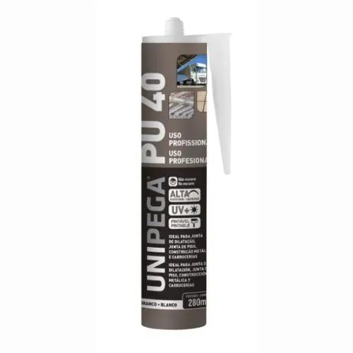 Cola Pu 40 Profissional Placa Revestimento Pvc 400g Unipega Branco