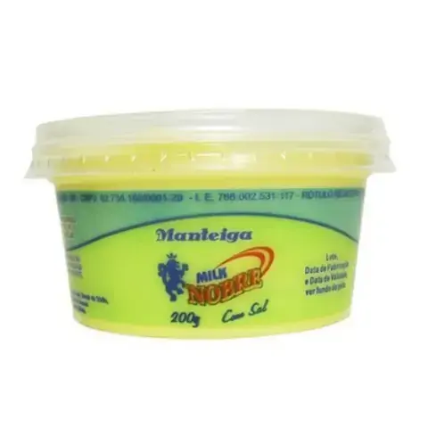 Manteiga Milk Nobre Pote C/sal