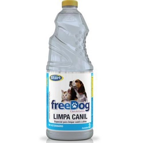 Limpa Canil Free Dog 2l Caes E Gatos