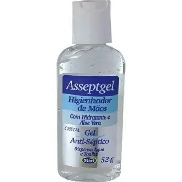 ALCOOL GEL ASSEPTGEL CRISTAL 52G