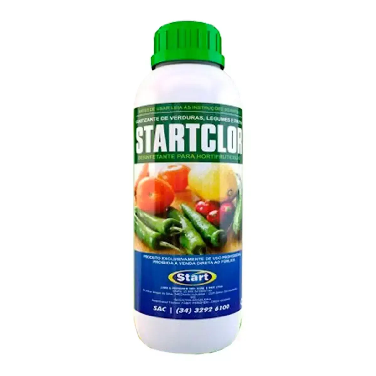 SANITIZANTE FRUTAS E VERDURAS STARTCLOR EM PÓ 1 KG GERMINICIDA