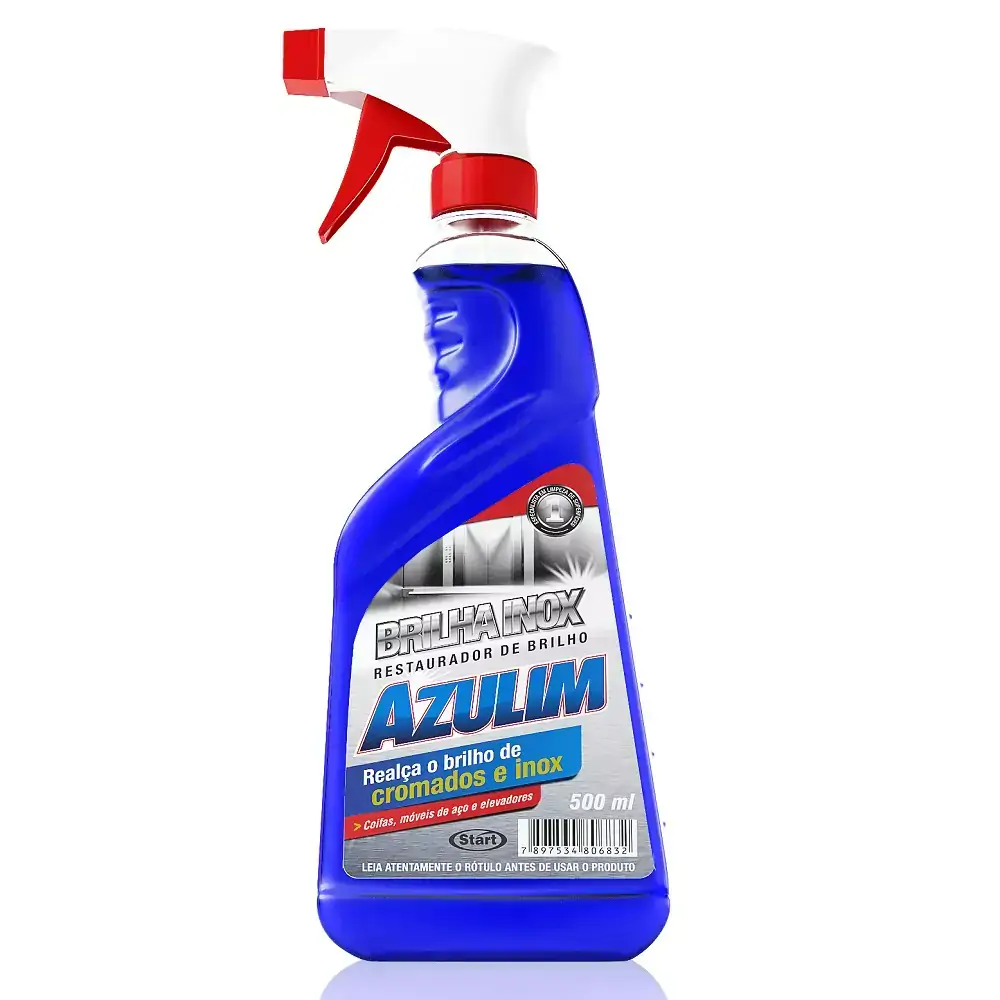 Brilha inox azulim 500ml