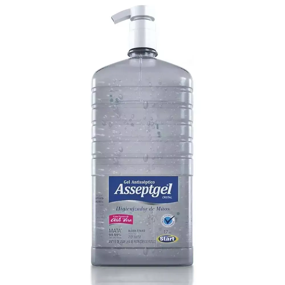 Álcool em Gel Antisséptico para Mãos 70% 1,7Kg 1 UN Asseptgel