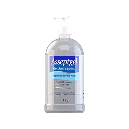 Álcool em Gel Antisséptico Asseptgel 1kg