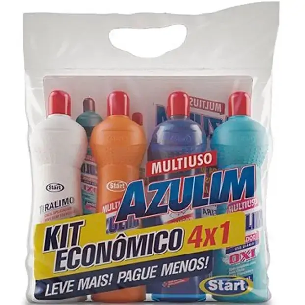 Kit M Uso Azulim Lv Mais Pg Menos 4un