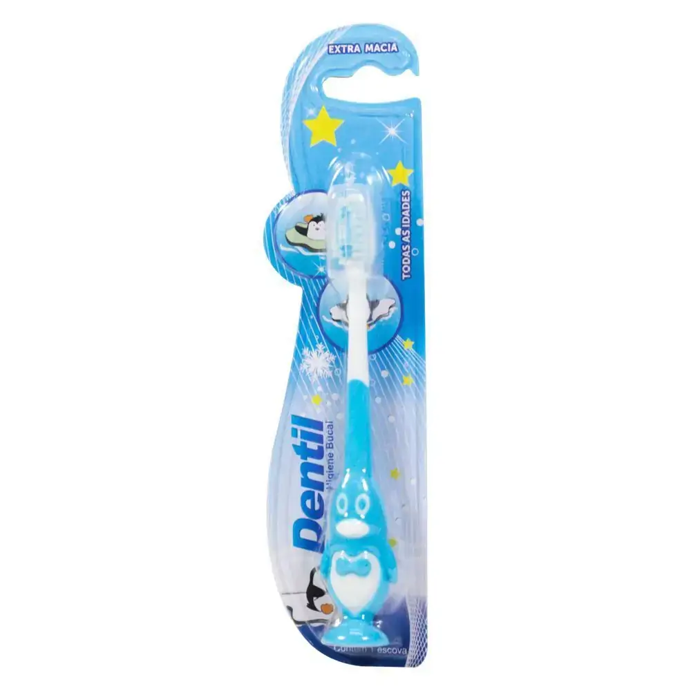 Escova Dentil Kids Pinguim