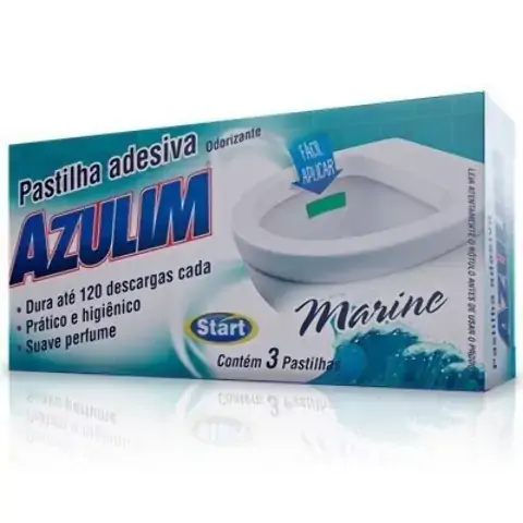 Pastilha Adesiva Azulim C/3 Marine