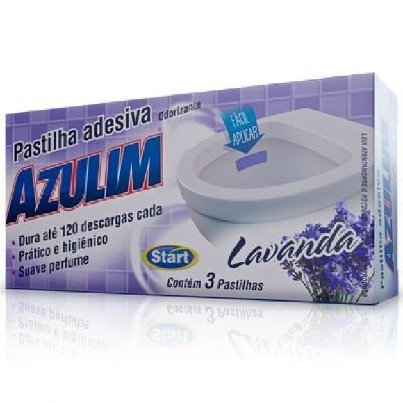 Pastilha Adesiva Azulim C/3 Lavanda