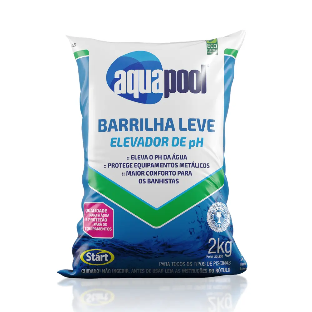 Barrilha Start Aquapool Leve Elevador Ph Granulado 2kg