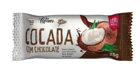 Latam Cocada C/ Choc Zero Acucar 25g