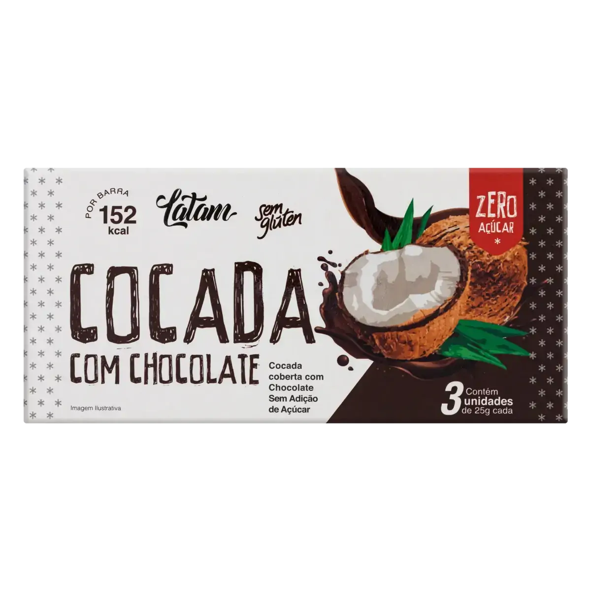 COCADA CHOC C/3 25GG
