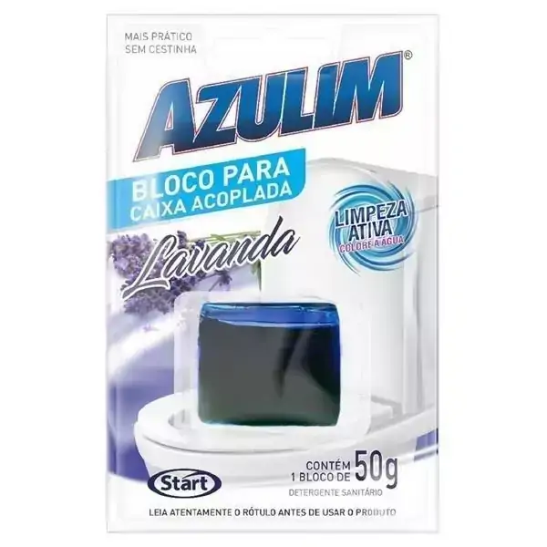 BLOCO SANITARIO CX ACOPLADA AZULIM LAVANDA 50GR