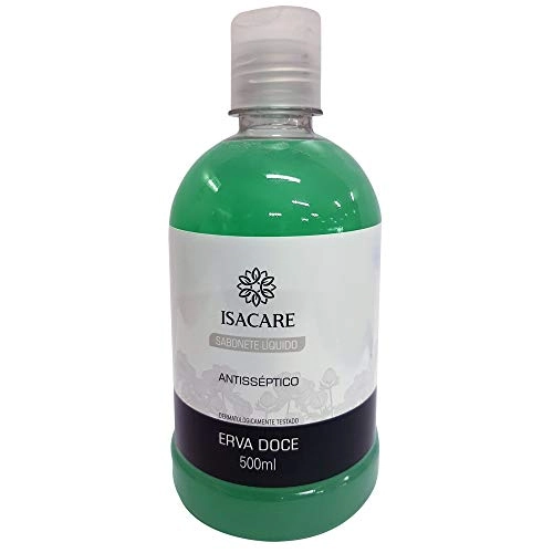 Isacare Sabonete Liquido Antisseptico Erva Doce 6x500ml