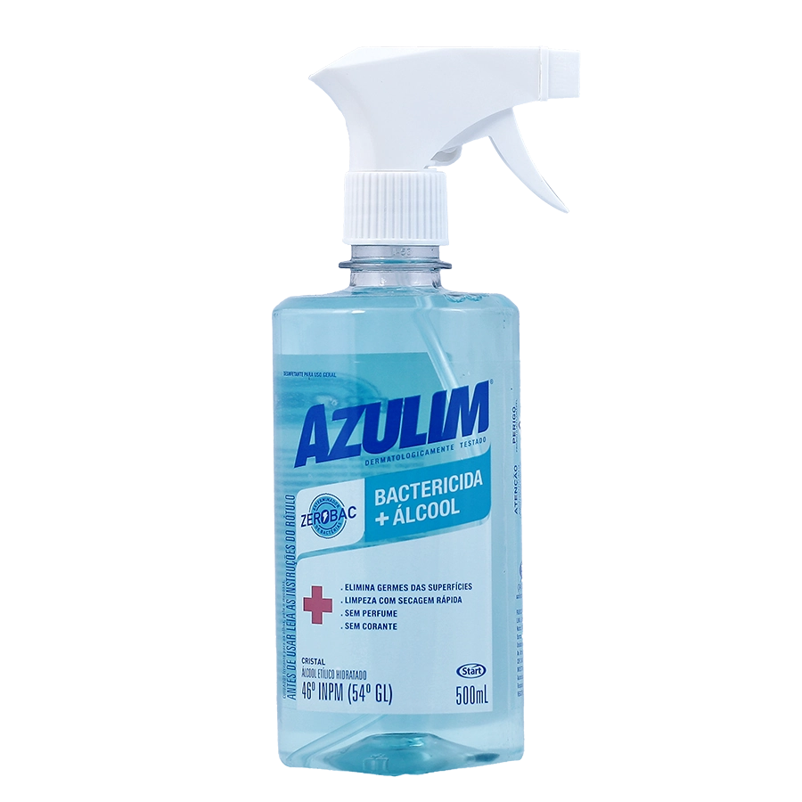 DESINFETANTE AZULIM ZEROBAC CRISTAL 500ML SPRAY