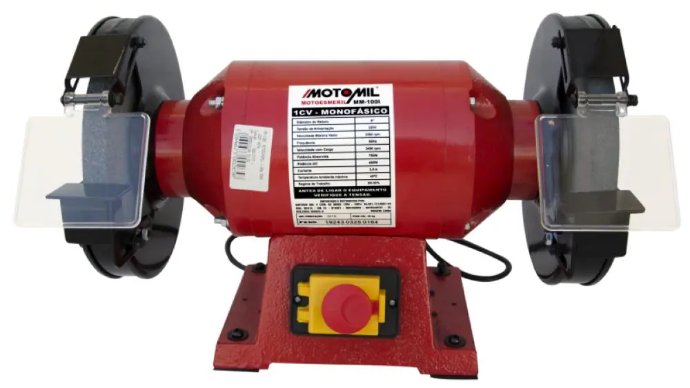 Motoesmeril 1 Hp Monofásico 127v 60hz Mm-100i Motomil