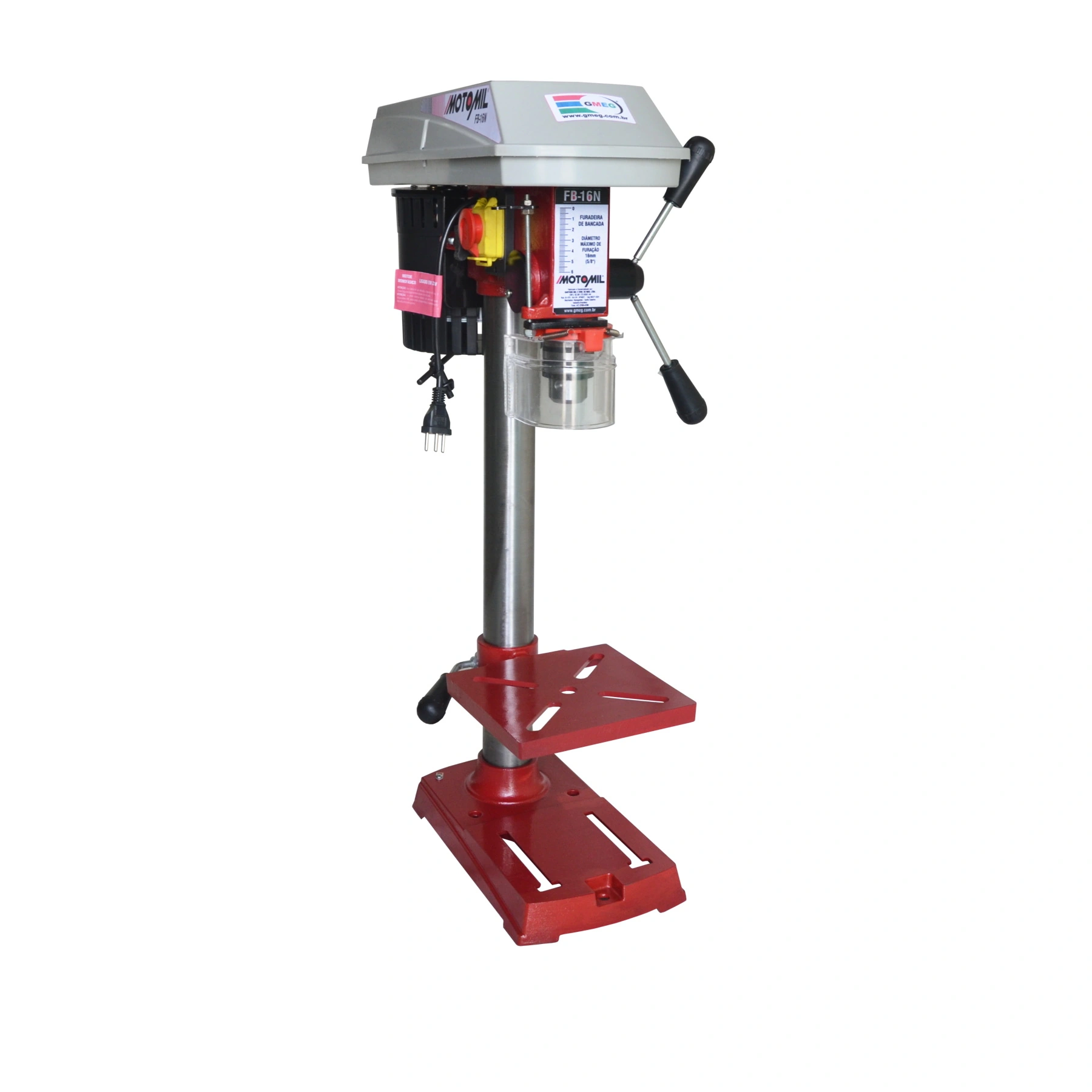 Furadeira de Bancada Fb-16n 1/2 com Chave 220V Motomil