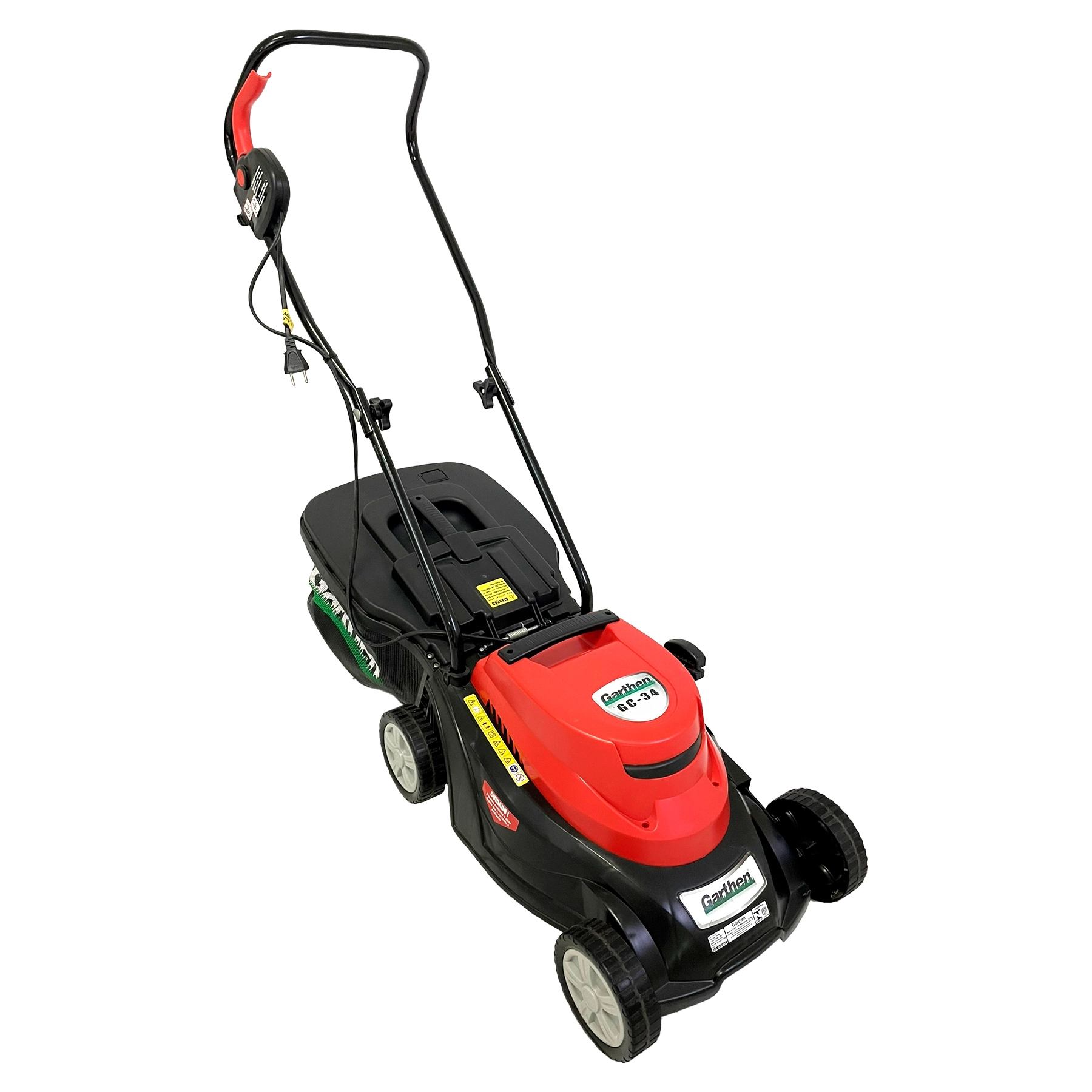 Cortador de Grama Elétrico Garthen 127V (110V) GC-34-1800W com Recolhedor