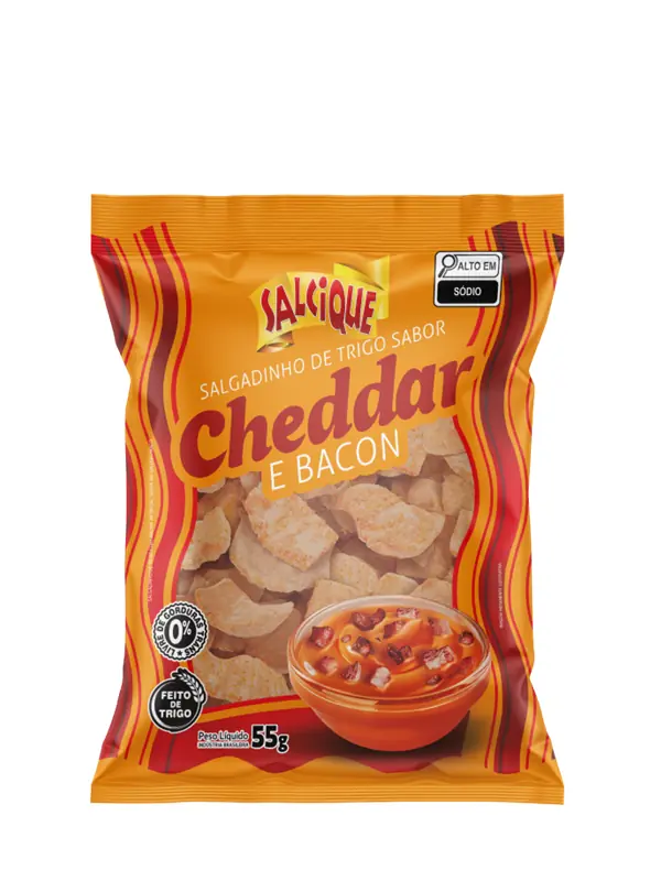 Bacon Salcique Cheddar 55g