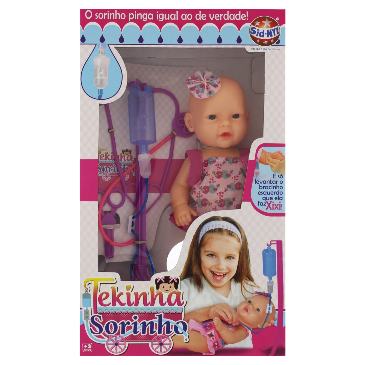 Boneca Tekinha Sorinho Sid Nyl