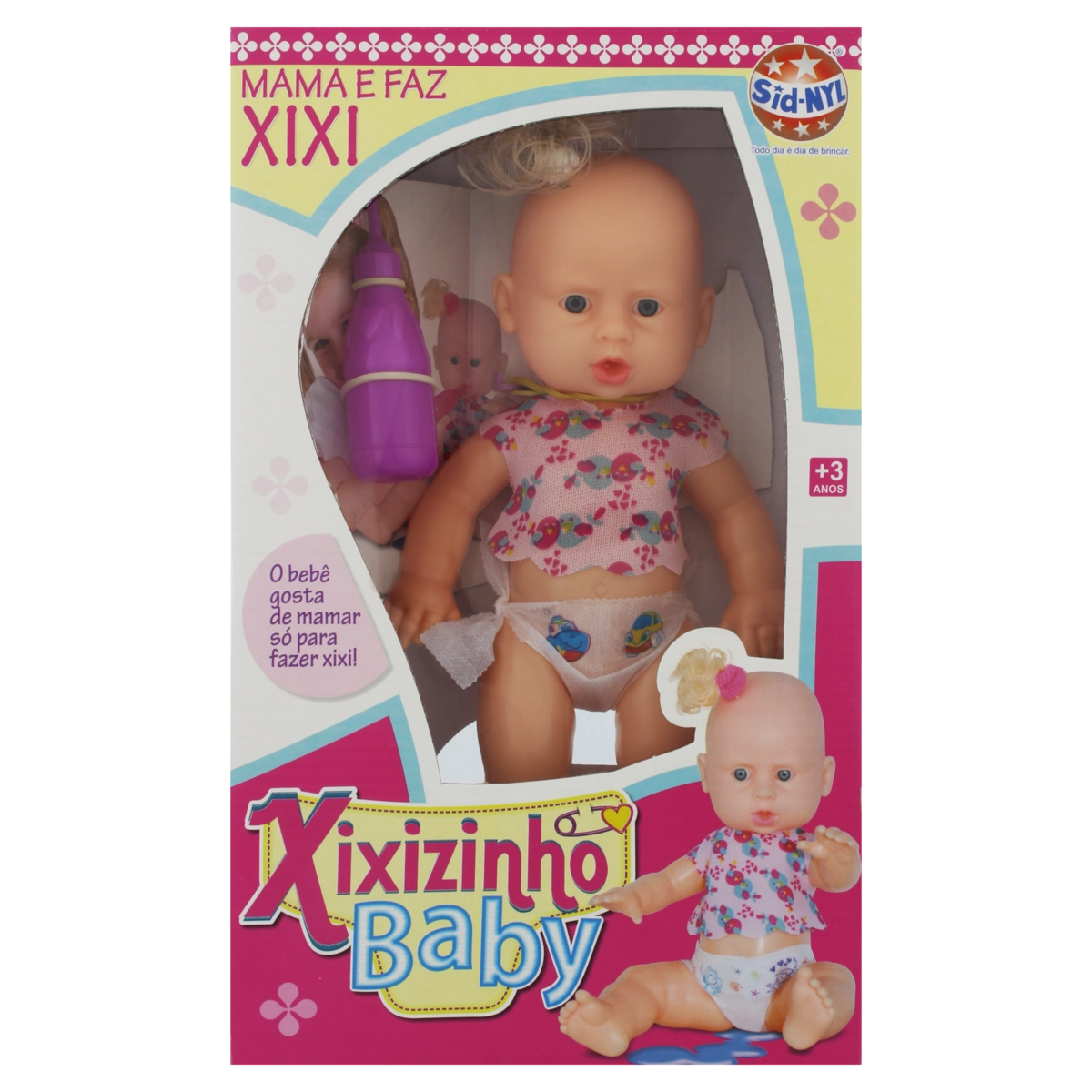 Boneca Xixizinho Baby Sid Nyl