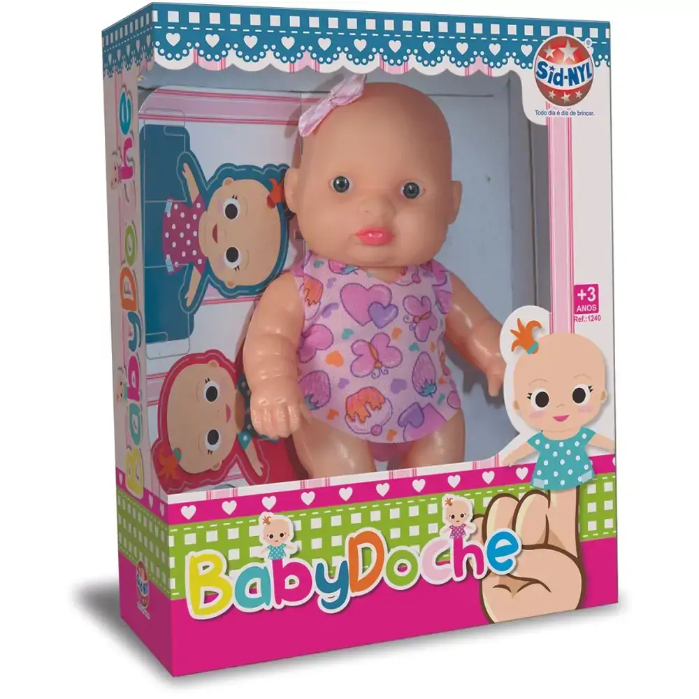 Brinquedo Boneca Sid Nyl Baby Doche
