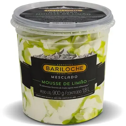 Sorvete Bariloche 1,8l Mousse Limao