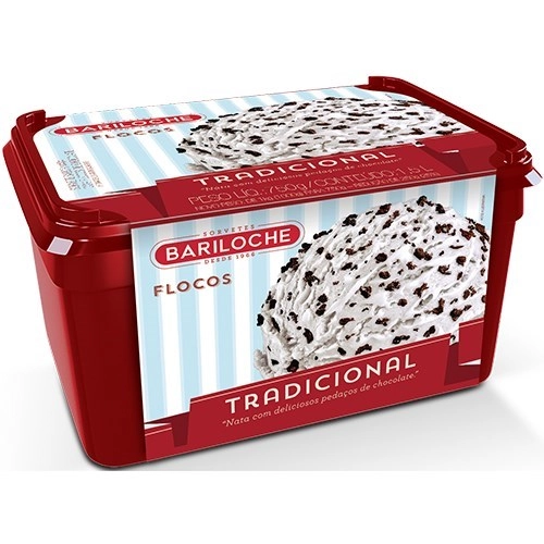 Sorvete Flocos Pt 1,5ltrad 4ptx1,5l