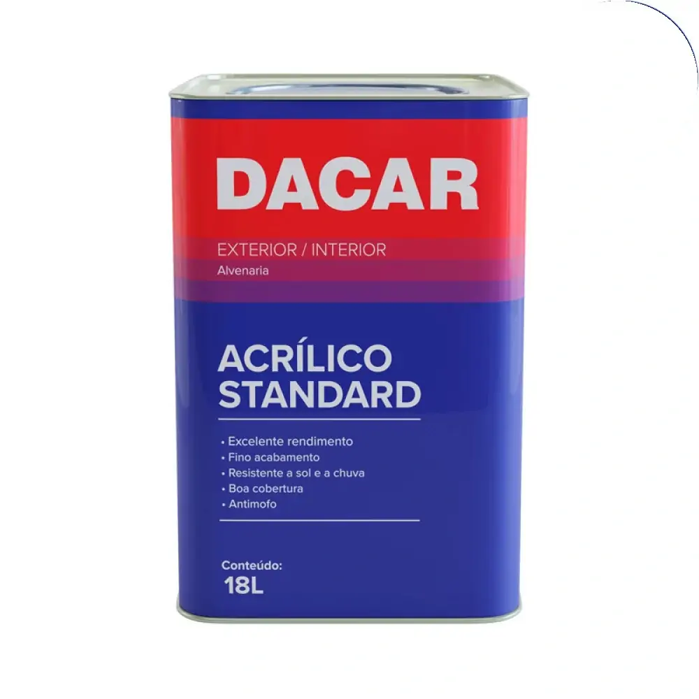 Dacar Acrilico Standard Fosco Branco Neve 18l