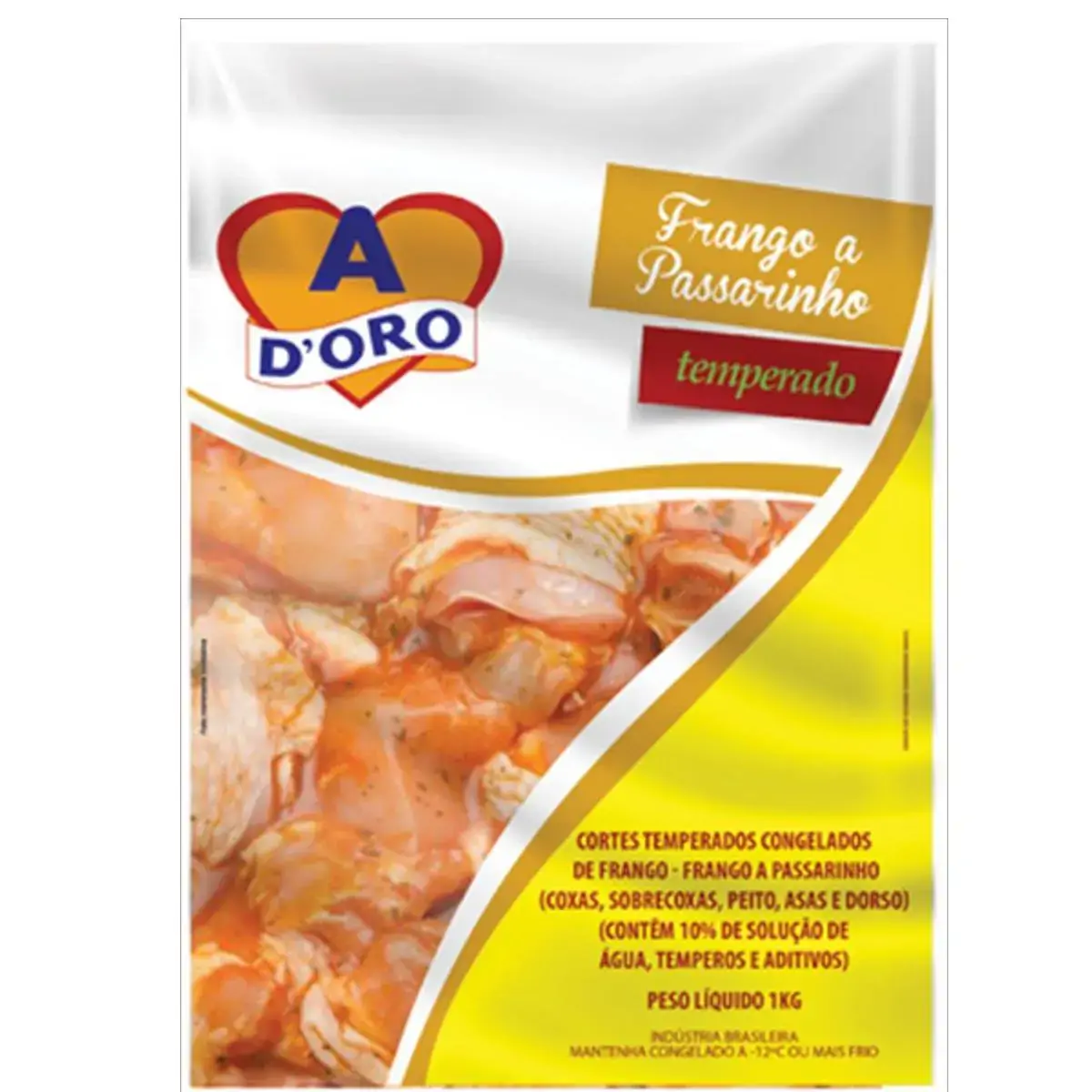 Frango a Passarinho Temperado Adoro 1kg